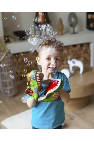 Let's Be Child Dinozor Başlıklı Şarjlı Köpük Makinesi