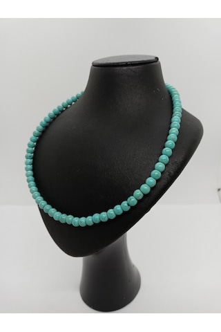 Balık Hediyelik Turkuaz Firuze Taşı Doğaltaş Kolye Altın