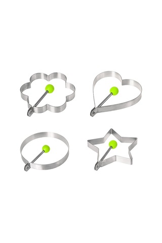 4 Arada 1 Paslanmaz Çelik Kızarmış Yumurta Gözleme Kalıbı Diğer