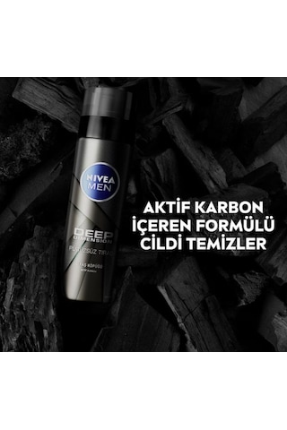 Nivea Deep Dimension Tıraş Köpüğü 200 Ml X 3 Adet
