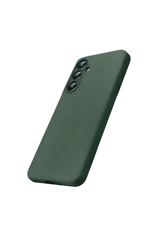 Uray Store Samsung Galaxy Uyumlu S26 Plus First Silikon - Koyu Yeşil