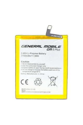 General Mobile Gm5 Plus Batarya +Tamir Seti