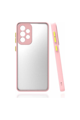 Galaxy Uyumlu A52 Kılıf Zore Hux Kapak Pembe