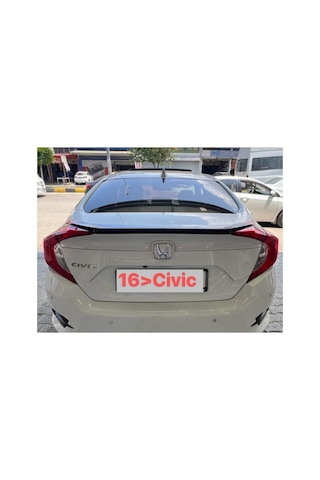 Honda Civic 2016- Model Astarlı Plastik Spoiler