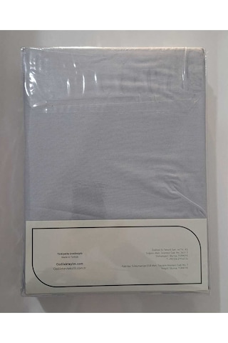 Çarşaf Fitted Yastıklı Ranforce 160 200 Sılver Colourıst