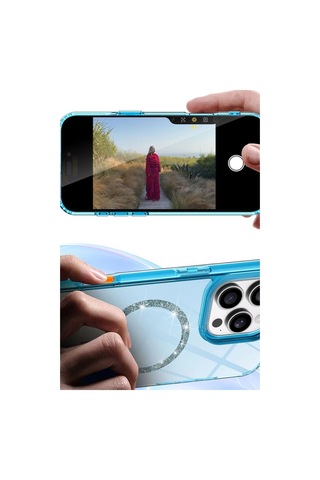 Apple İphone 16 Plus Live Diamond Magsafe Kapak