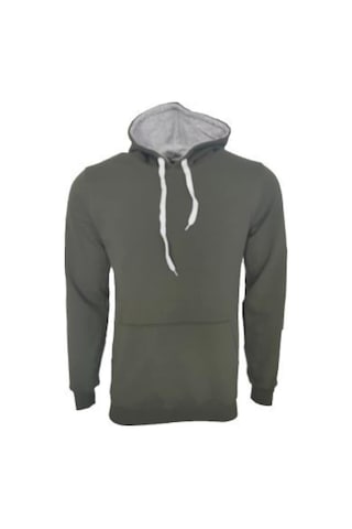 Rafcoll Kapşonlu Ve Cepli Sweat Bordo