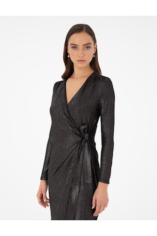 Pierre Cardin Kadın Siyah Elbise Örme 50296431-vr046 Siyah