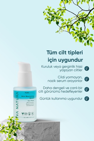 Iva Natura Leke Karşıtı Çift Fazlı Nemlendirici Cilt Bakım Serumu 30 ML