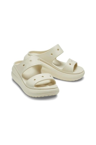 Crocs 207670-crush 2y2-bone Platform Taban Kadın Terlik Bej