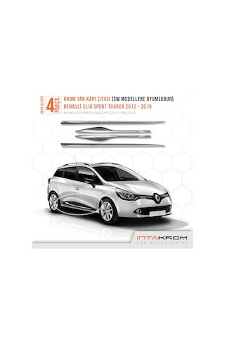 Renault Clio 4 Sport Tourer Krom Yan Kapı Çıtası 2012-2021