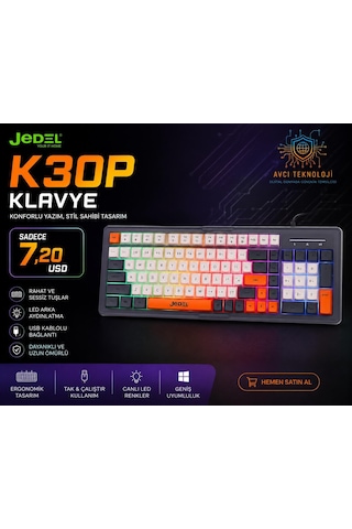 Jedel K30p Klavye