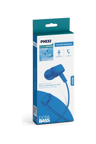 Phixi Basic HS-628 Mikrofonlu Kablolu Kulakiçi Kulaklık