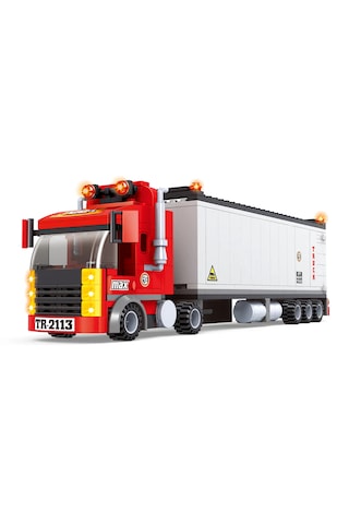 Mj Toys Tır Lego Yapı Blok Seti City Serisi 281 Parça Yapı Oyuncak Seti Tır Lego Seti