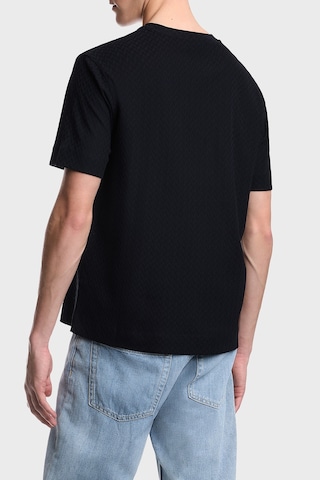 Emporio Armani Jakarlı Regular Fit Bisiklet Yaka T Shirt Erkek T Shirt Em007038 Af10762 Fb561 Lacivert