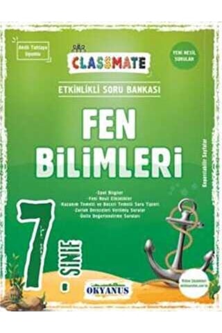 7.sınıf 2024-2025 Fen Bilimleri Soru Bankası Set
