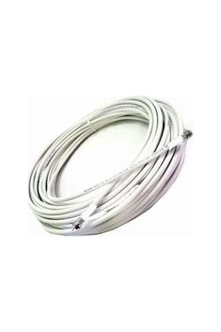10 Metre 64 Tel Rg6/u4 Full Hd 3d 4k Anten Tv Çanak Uydu Lnb Kablosu F Konnektör Takılı Hazır 10