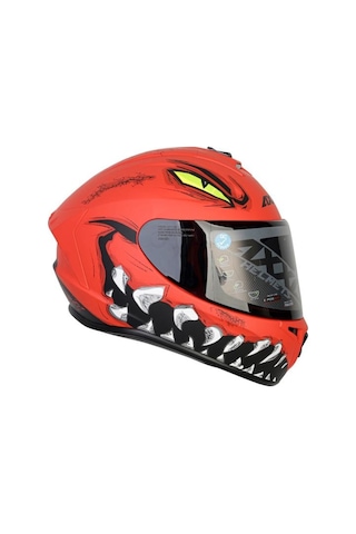 Axxıs Draken Forza A5 Matt Red - Full Face Kask