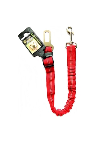 Köpek Emniyet Kemeri Bağlantısı Araç Tasması 72cm X2,5cm-kırmızı