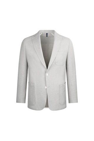 Hatemoğlu Taş Comfort Fit Mono Yaka Klasik Keten Ceket Mint D