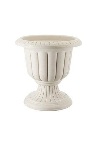 Serinova Nergis Saksı Dekoratif Kırık Beyaz 9.8 Lt No:1