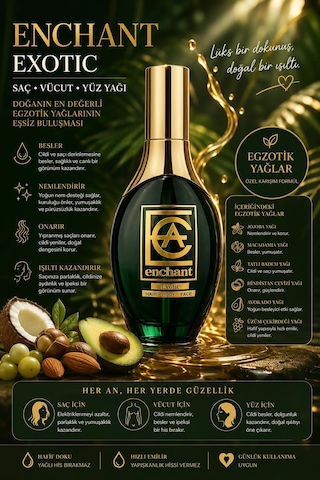 Enchant .exzotıc. Haır .body Face . Saç Yüz Ve Vücut Yağı 120 Ml Kadın