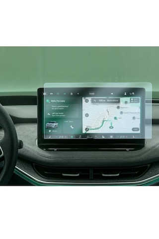 Skoda Elroq Uyumlu 13 İnç Ekran Koruyucu Multimedya Parlak Nano 9H Nano Ekran Koruyucu