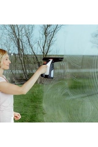 Home And Garden Glassvac Akülü Cam Temizleme Makinesi İle Uyumlu Yedek Lastik, Siyah