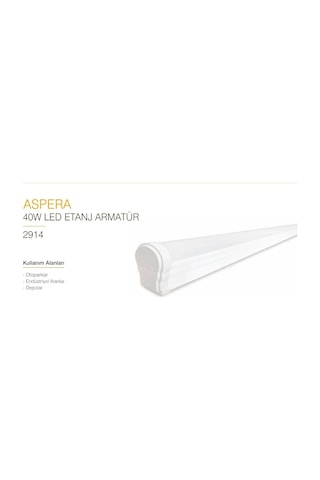 İnoled 40w Led Etanj Armatür Ip65 6500k 120cm Çok Renkli