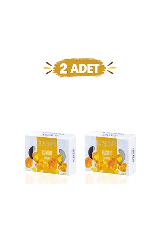 Rosemix - 695 - - Kükürt Sabunu Kutulu 90 Gr - 2 Adetlik - Shophnrl - Set Ürün Diğer