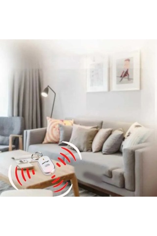 Honmex Sustu Tespitli Anahtar Bulucu, Sesli Alarm Ve Işık Fonksiyonu, Taşınabilir Abs防丢 Cihazı, Siyah Opp Paket