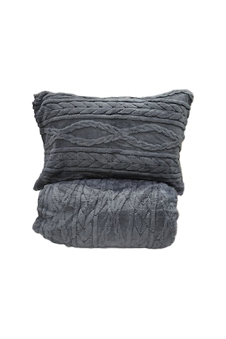 Comfort Yorgan Seti Çift Kişilik Ivy Antrasit Diğer