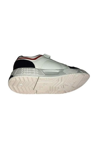 Okul Ve Günlük Kullanıma Uygun Erkek Ve Kız Çocuk Spor Ayakkabı Kaymaz Tabanlı Konforlu Sneaker Beyaz - Lacivert- Kırmızı