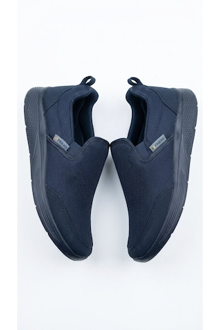 Stil Shoes Erkek Makosen Bağcıksız Hafif Poli Taban Ortopedik Siyah Spor