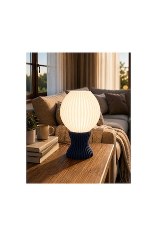 Solvra Velora Glow Dekoratif Masa Lambası Lacivert Lacivert Solvra Velora Glow Dekoratif Masa Lambası Lacivert Lacivert