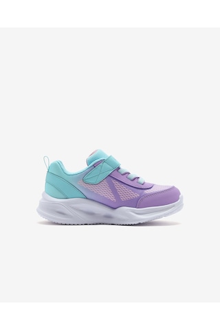 Skechers Skechers Sola Glow - Ombre Deluxe Küçük Kız Çocuk Mavi Işıklı Spor Ayakkabı 303714n Tqlv Mavi