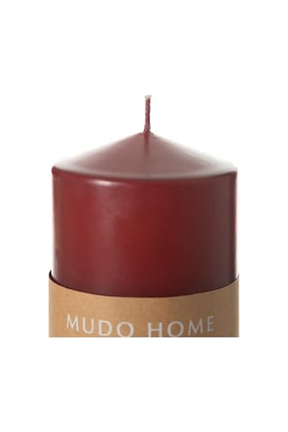Tr Sütun Mum Bordo 7x10 Cm