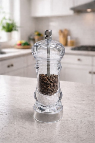 Gourmet Crystal Tuz Karabiber Değirmeni 20 Cm Beyaz