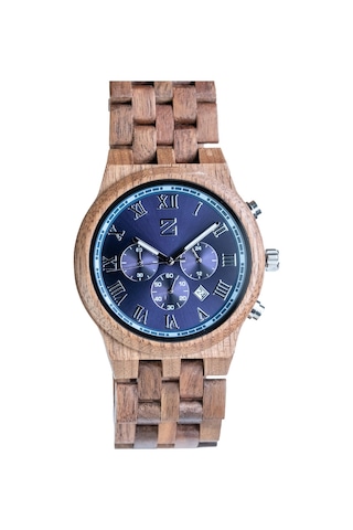 Zebrino Zbr-gr-mn Midnight Ahşap Erkek Kol Saati 41 Mm