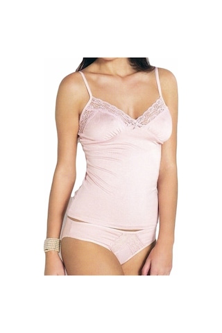 Pierre Cardin 350 Kadın İp Askılı Atlet Külot Takım-pudra Pudra