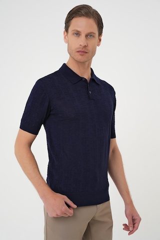 Efor Comfort Fit Polo Yaka Pamuklu Kısa Kol Casual Lacivert Triko Tişört Tr 880 Lacivert
