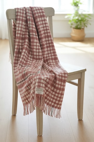 Merinos Cozy Life Pamuklu Skoç Battaniye Maria Pembe