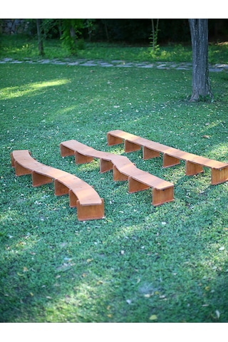 Mandu Ahşap Denge Platformu Denge Tahtası Ahşap Rengi