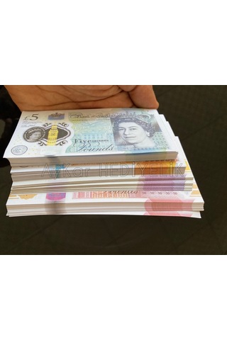 200 ADET KARMA 5-10-20-50 STERLİN BANKNOT POUND PARA GEÇERSİZ