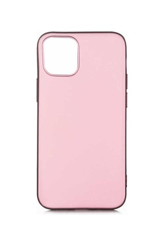 Apple Uyumlu iPhone 12 Kılıf Zore Premier Silikon Kapak Rose Gold