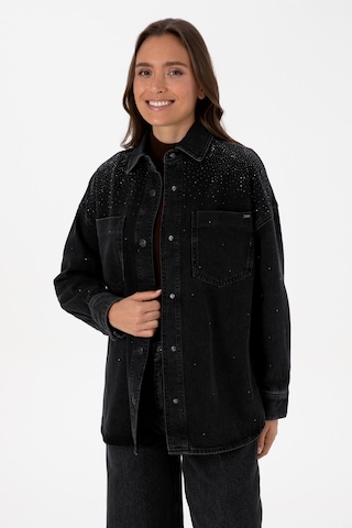 U.s. Polo Assn. Kadın Siyah Gömlek Jean 50309856-dn0027 Black