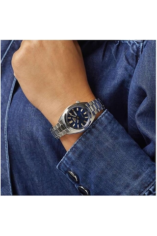 Seiko 5 Sre021k Otomatik Çelik Gri Lacivert Kadran 10 Atm 32 Mm Kadın Kol Saati