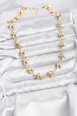 Yıldız Model Pirinç Kadın Kolye Gold Renk Renkli 42142768