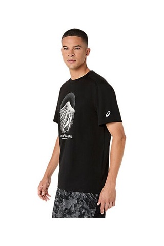 Asics Fujıtraıl Logo Ss Top Erkek Koşu Tişörtü 2011d527-001 Siyah