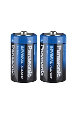 Panasonic R20Be/2Ps General Purpose Büyük Boy D Pil 2'li
